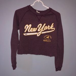 New York Cropped Sweater